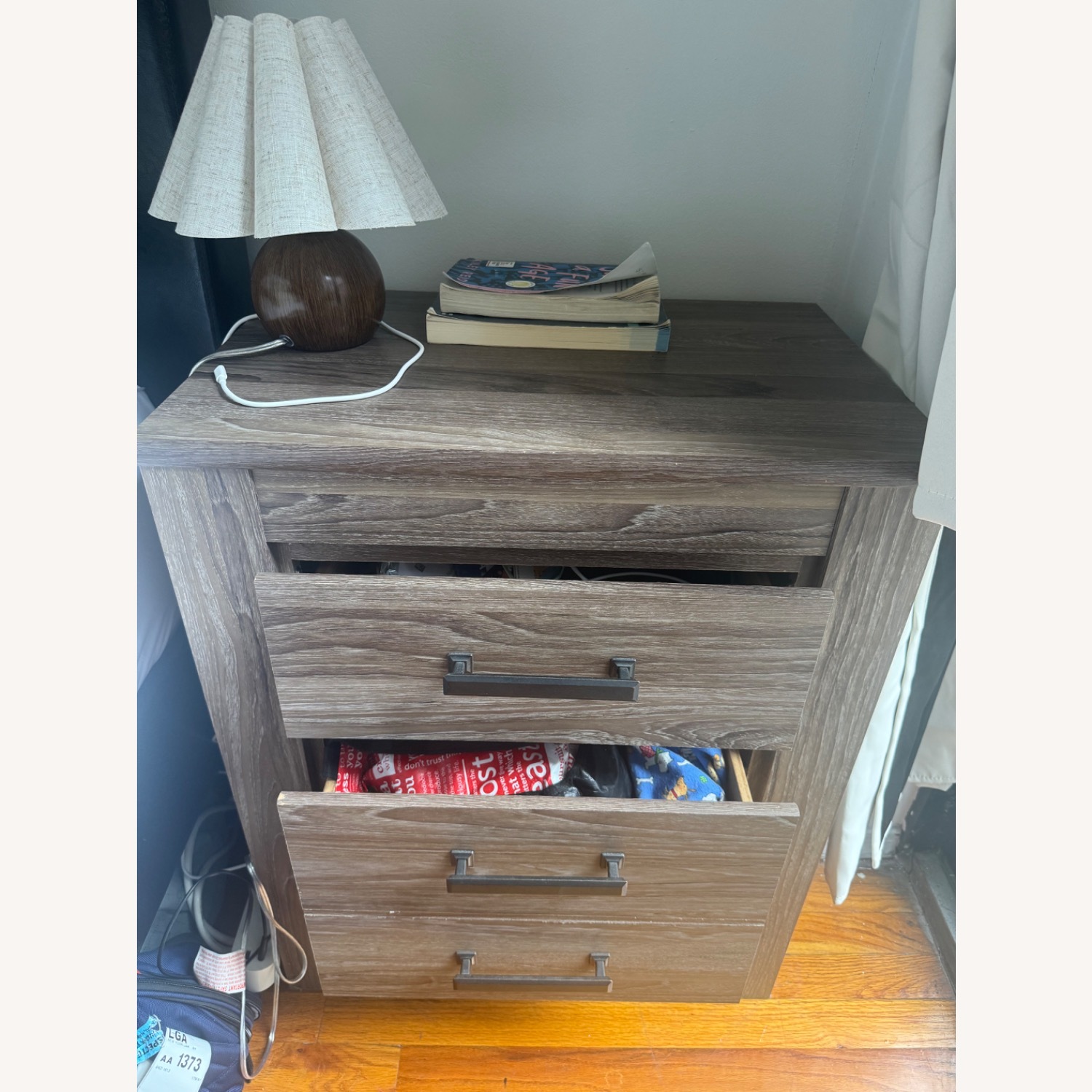 Ashley Furniture Zelen Natural Wood Nightstands - image-2