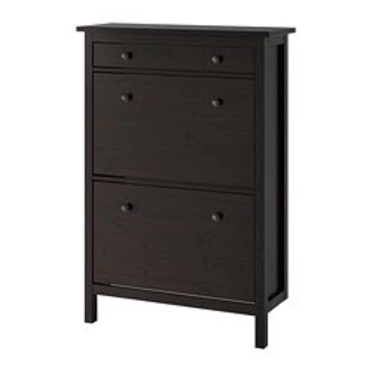 IKEA Hemnes Black Wood Dresser - image-4