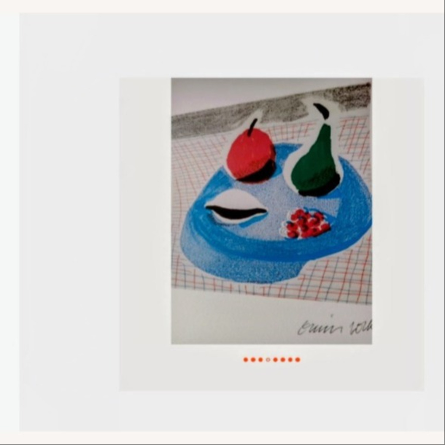 Still life signed David Hockney  - image-5