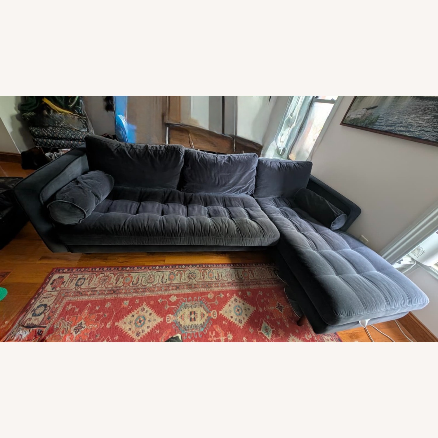 Article Sven Chaise Cascadia Blue - image-3