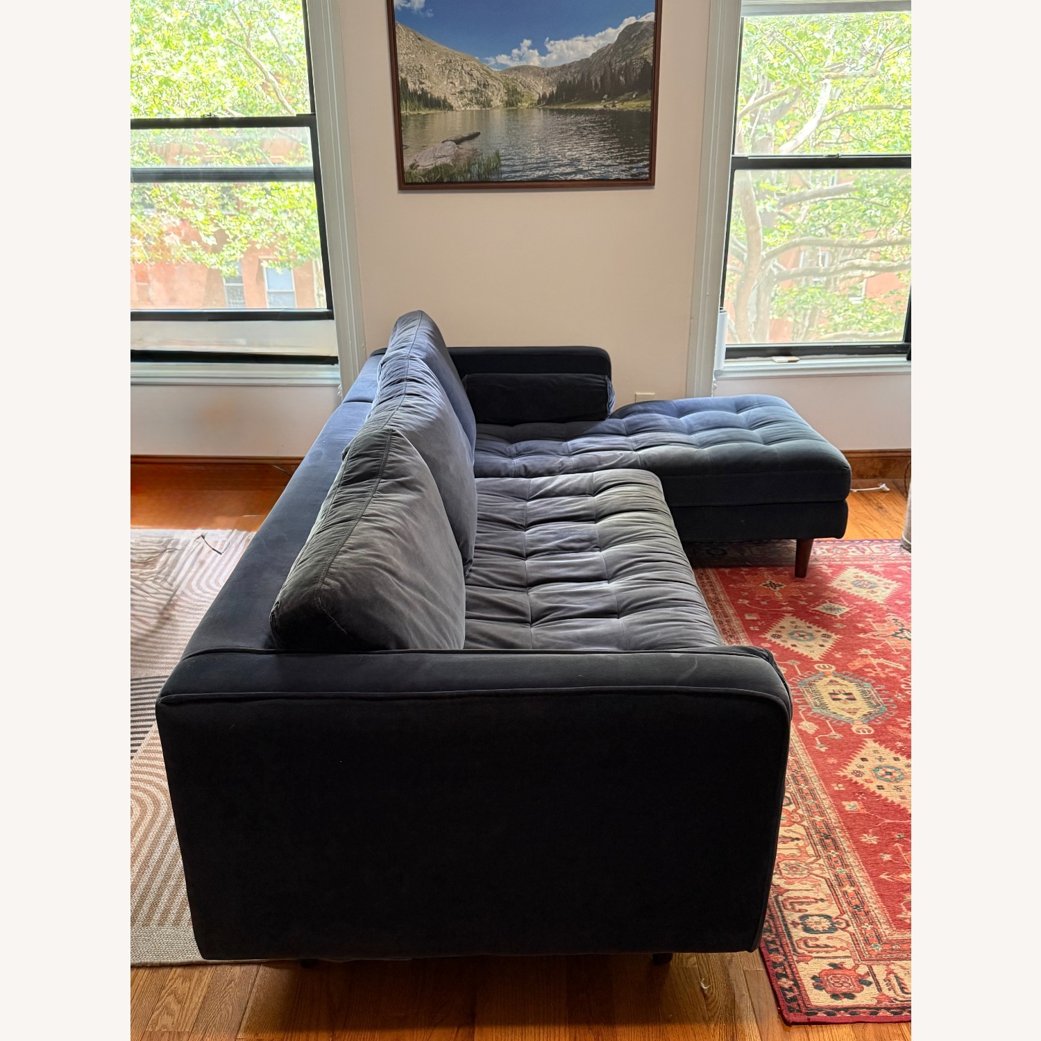 Article Sven Chaise Cascadia Blue - image-1