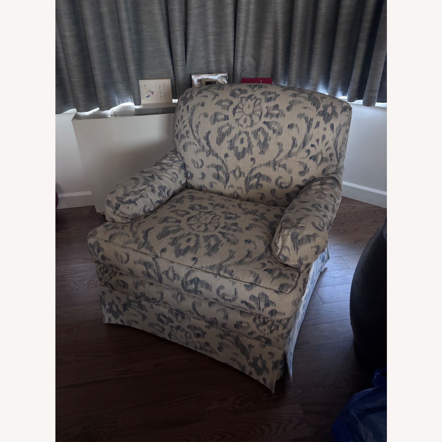 Two Custom K2 Home Fabric Chairs - image-2