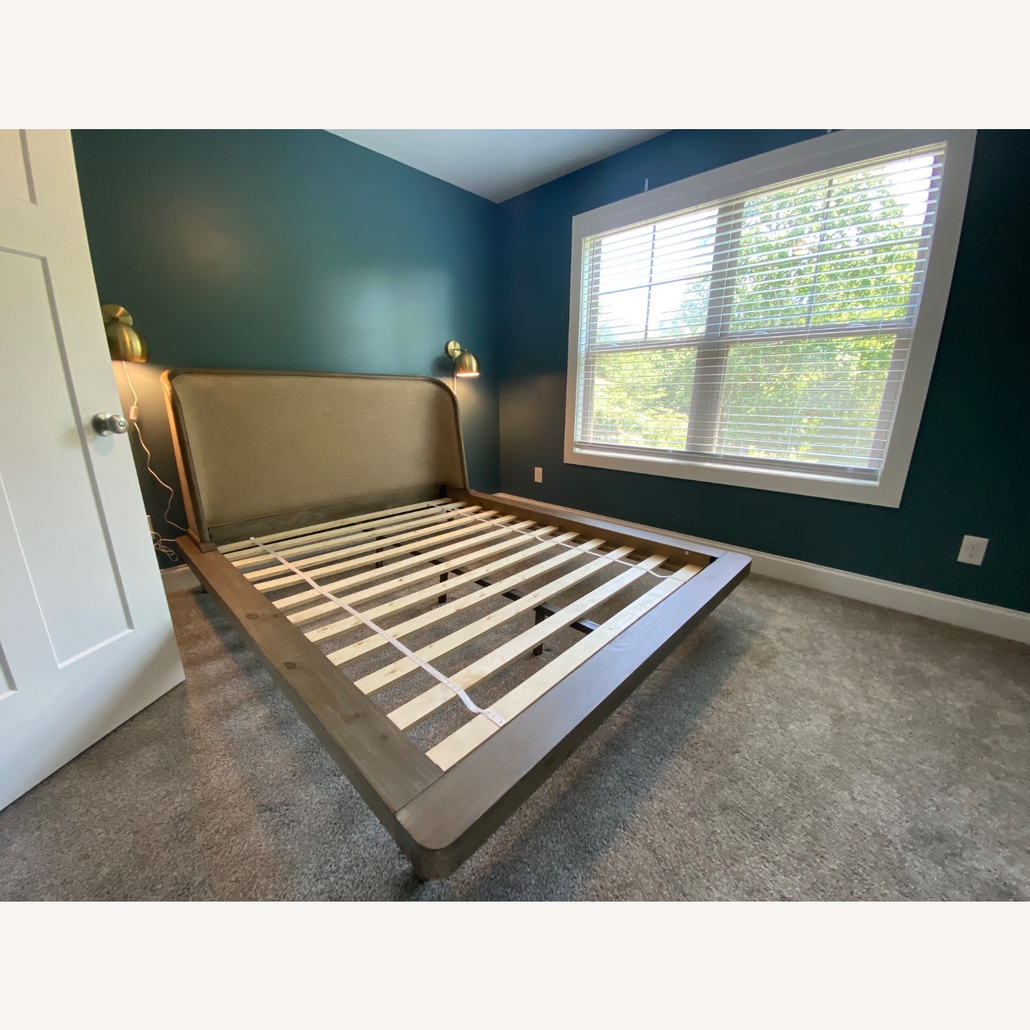 Joybird Vera Light Gray Wood Queen Bed - image-3