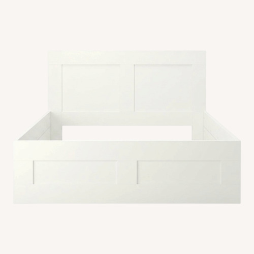 Used IKEA Brimnes Bed With Headboard for sale on AptDeco