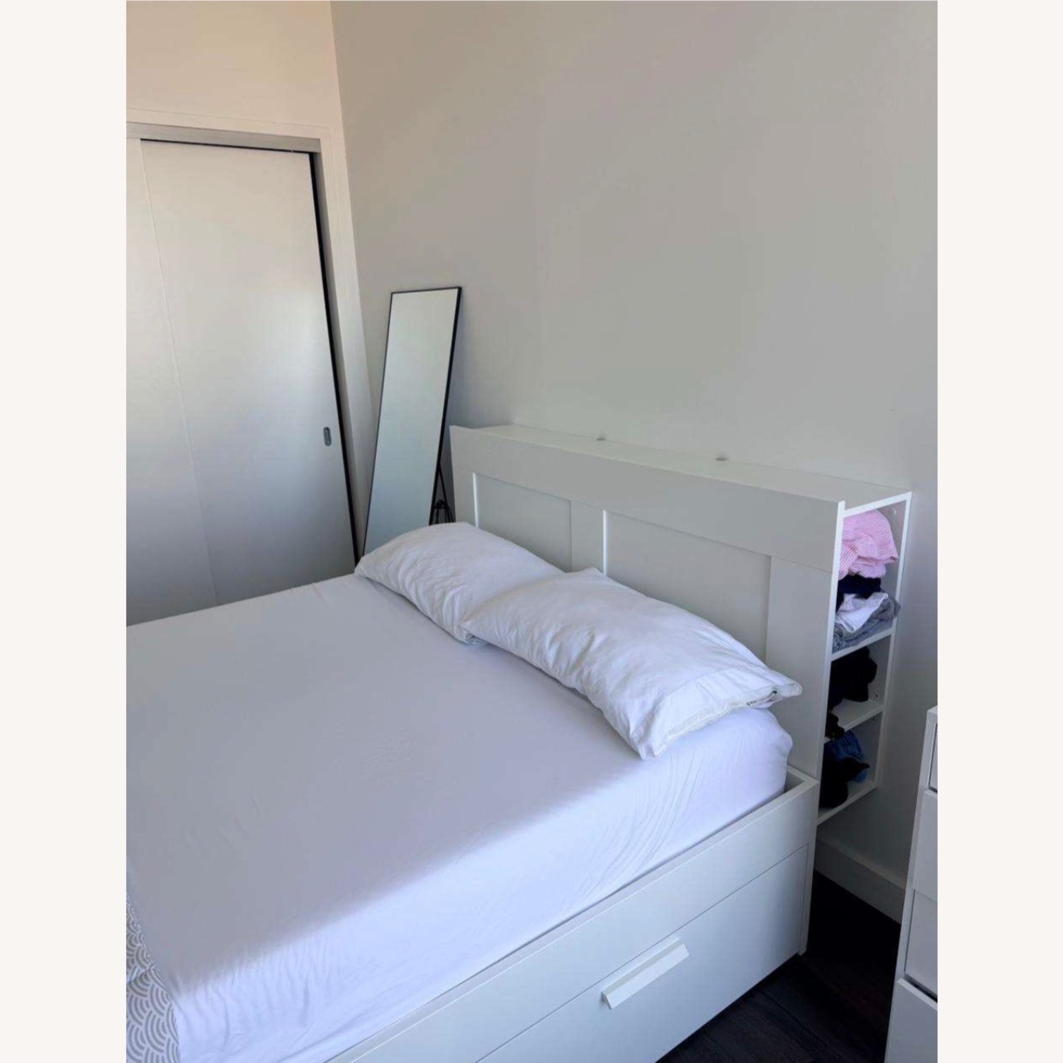 IKEA Brimnes Bed With Headboard - image-2