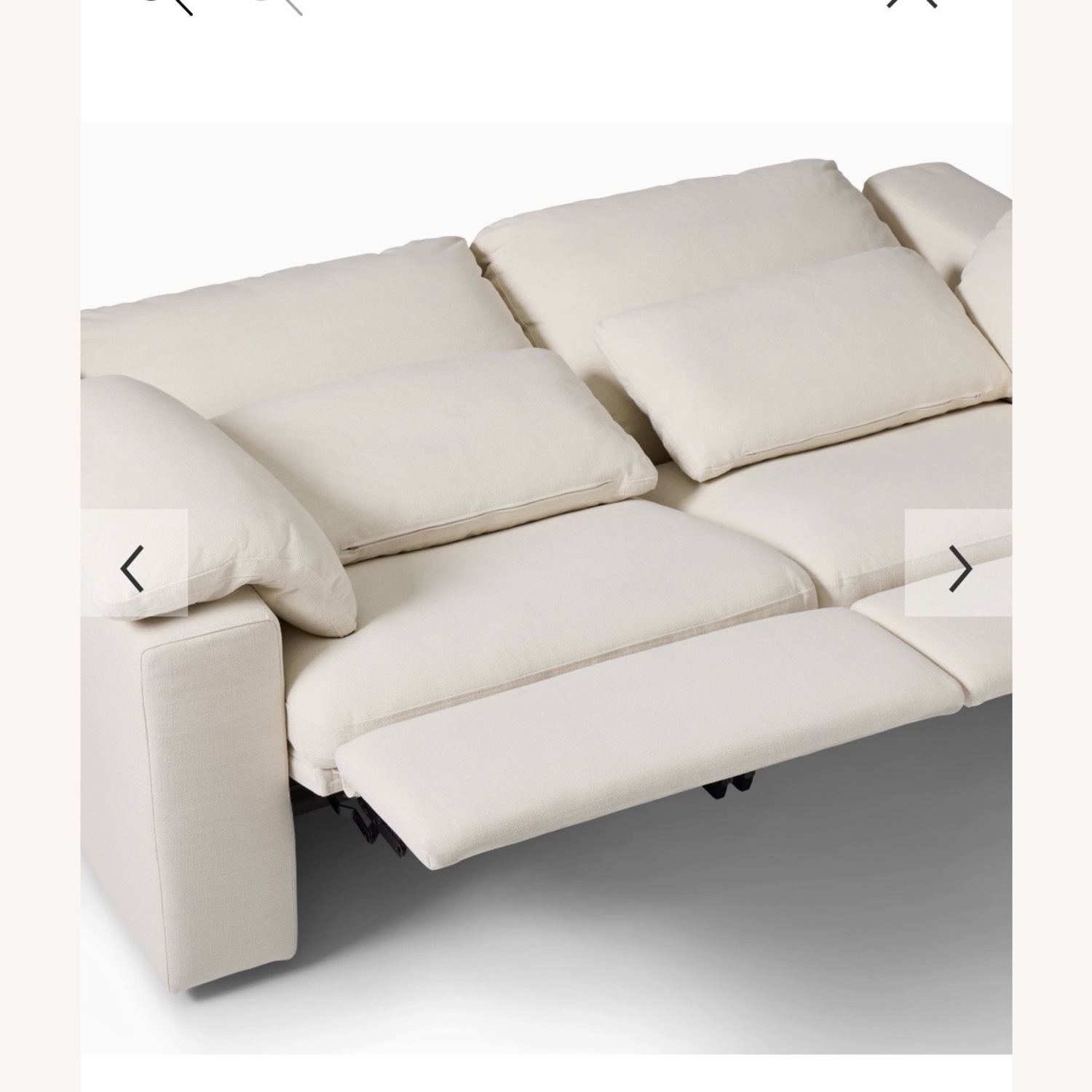 West Elm Light Brown Harmony Modular Motion Reclining Sofa - image-4