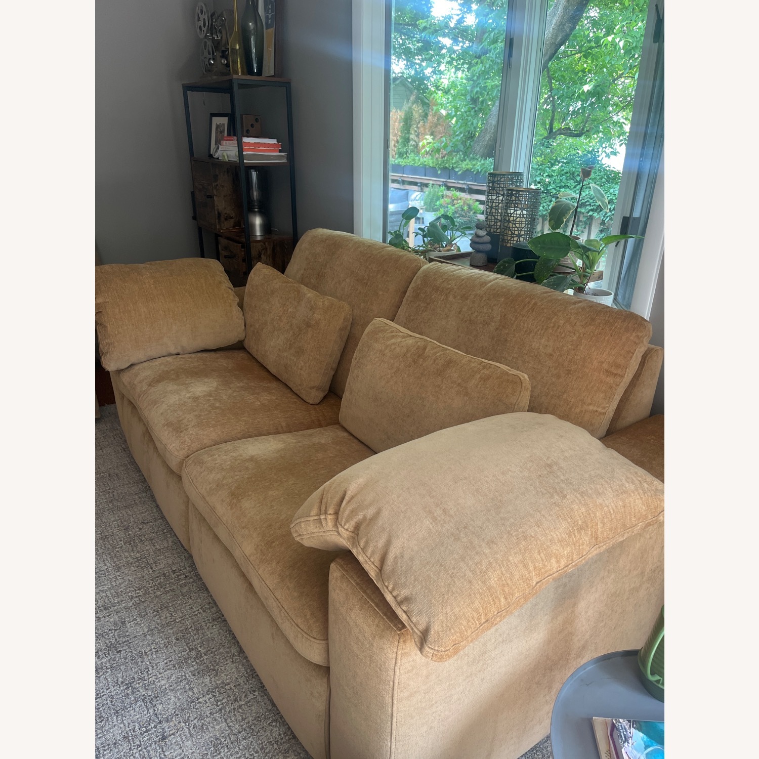 West Elm Light Brown Harmony Modular Motion Reclining Sofa - image-3