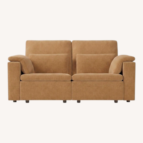 Used West Elm Light Brown Harmony Modular Motion Reclining Sofa for sale on AptDeco