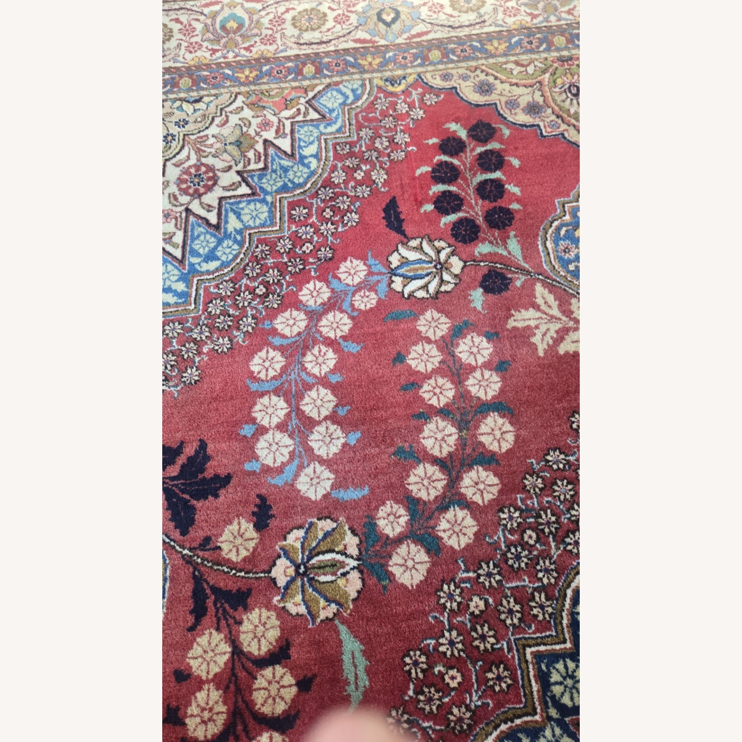 1930s Iranian Wool Area Rug 9' x 13' - image-4