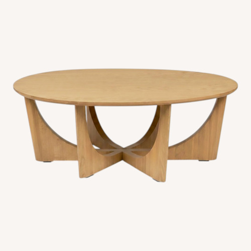 Used Article Tovi Natural Wood Coffee Table for sale on AptDeco