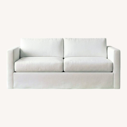 Used Pottery Barn Carmel White Sleeper Sofa for sale on AptDeco