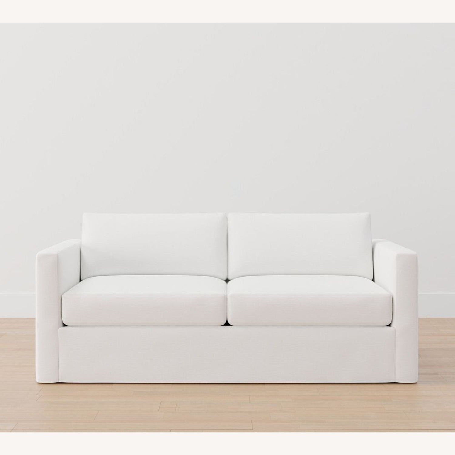 Pottery Barn Carmel White Sleeper Sofa - image-1