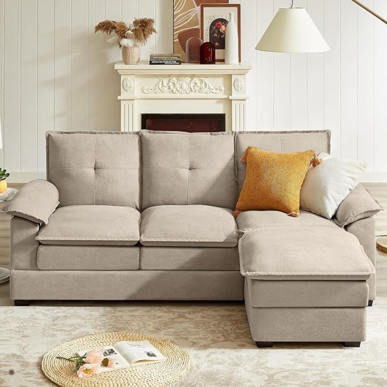 82" Sectional Cloud Sofa - image-4