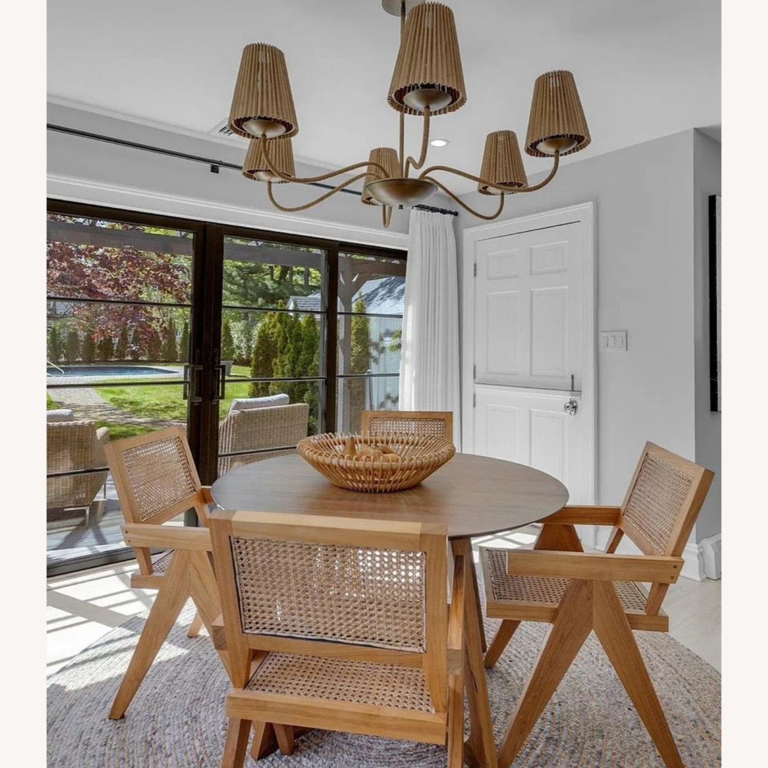 Set of 4 Teak Mid-Century Dining Chair - image-2