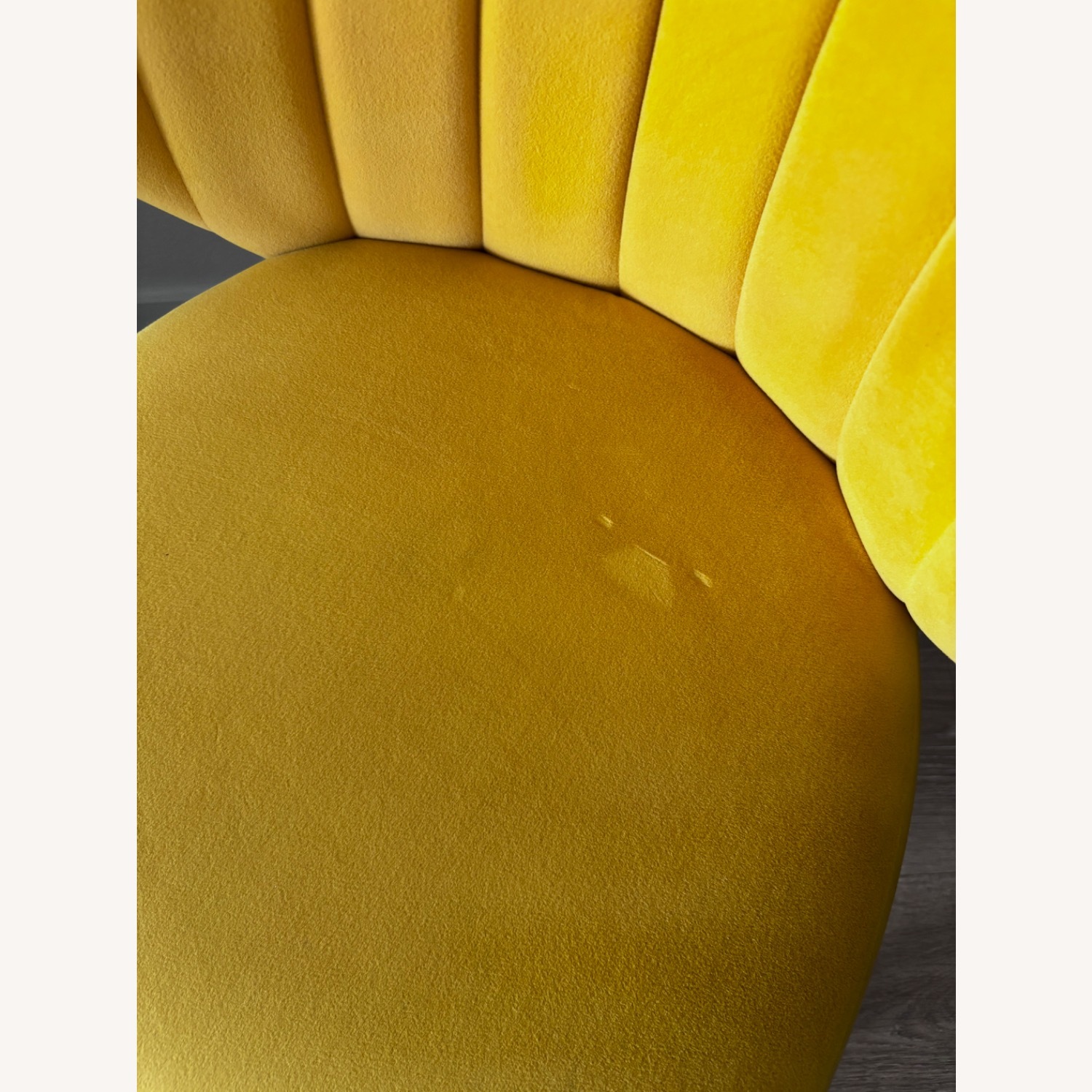 Wade Logan Axia Yellow Velvet Accent Chairs - image-4