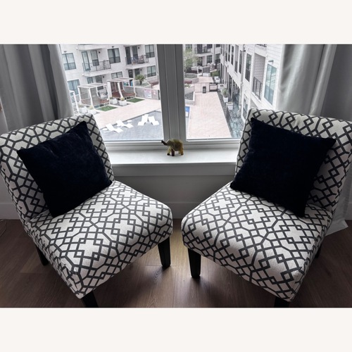 Used Yokota Highland Dunes Fabric Accent Chairs for sale on AptDeco