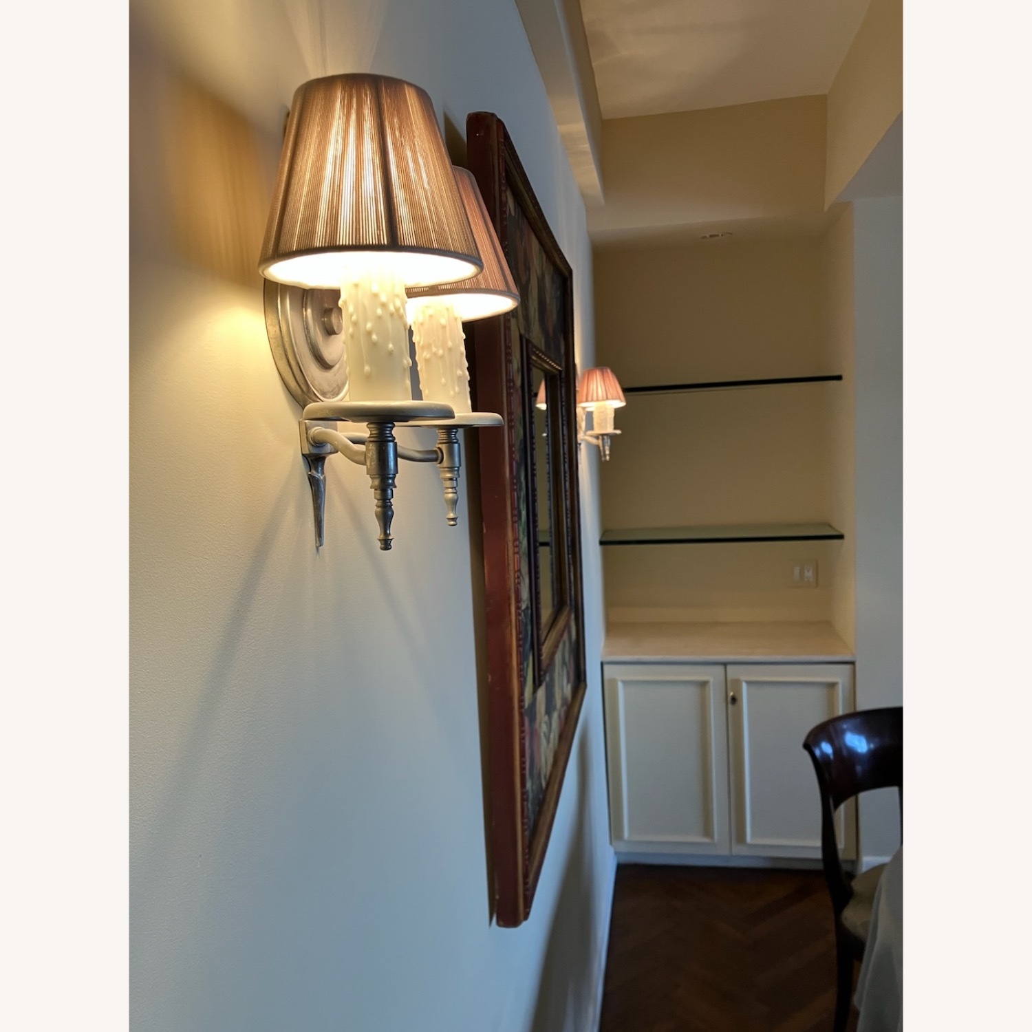 Vintage/Antique Wood Wall Mirror - image-4