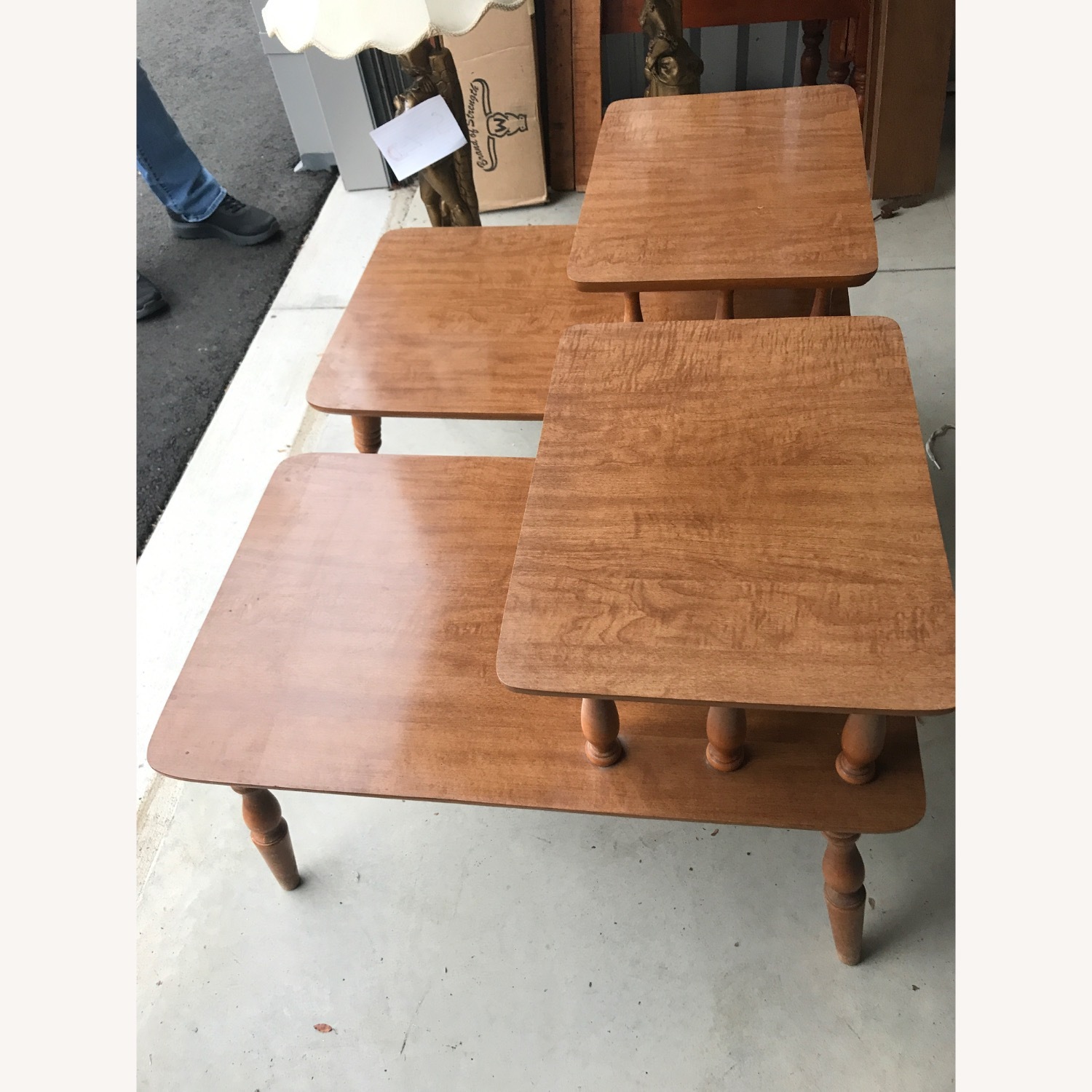Vintage Two-tier Mid-Century 1960s End Tables - image-6