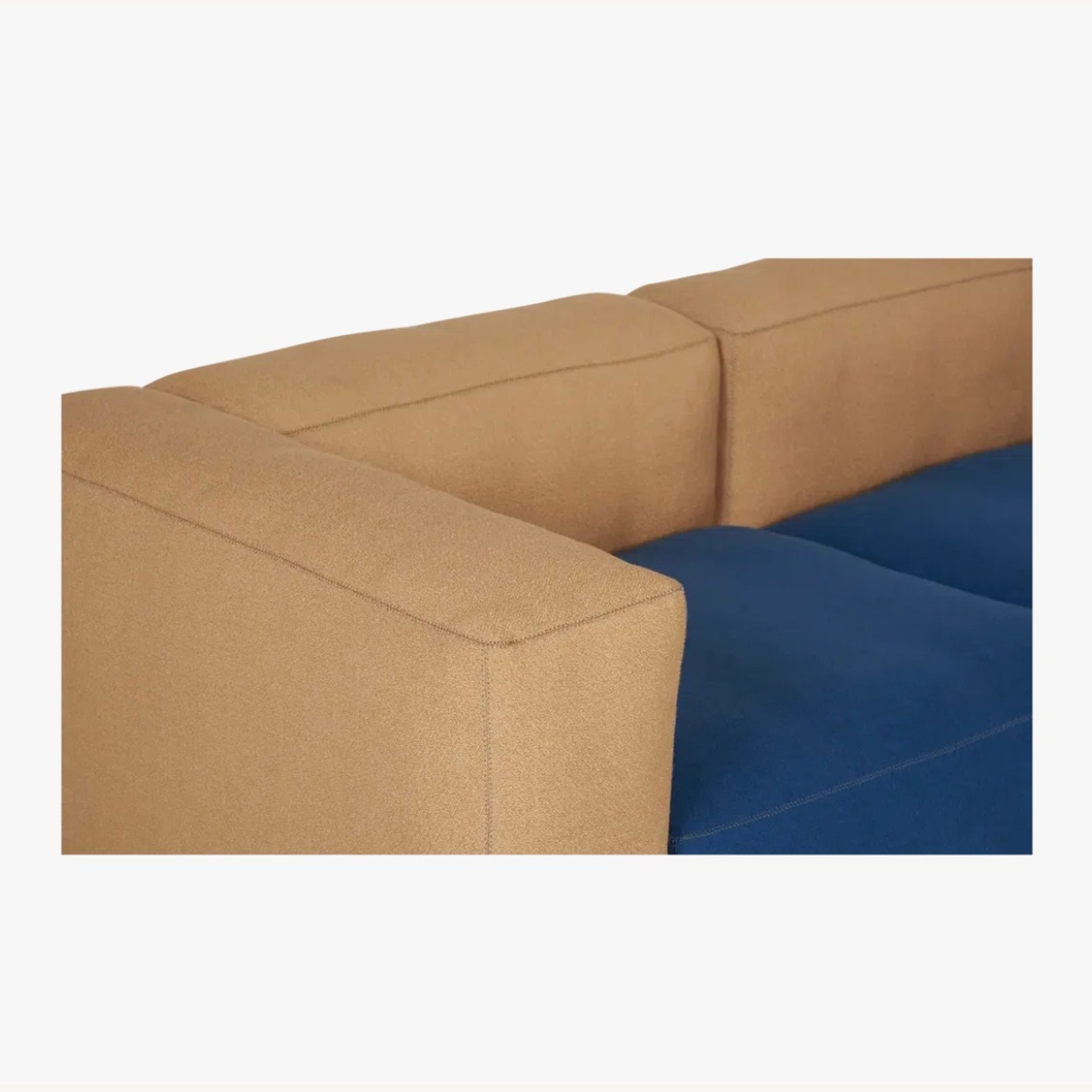 Hay Mags Blue Wool Blend 2 Seater Sofa - image-4