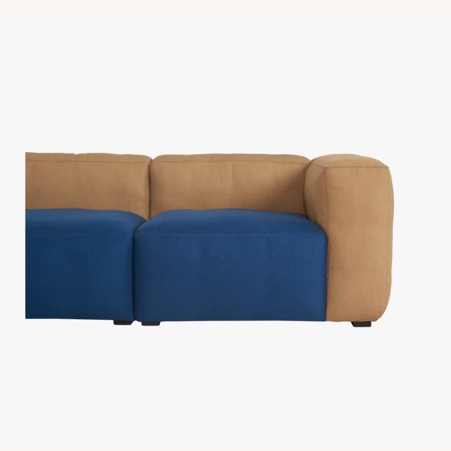 Hay Mags Blue Wool Blend 2 Seater Sofa - image-2