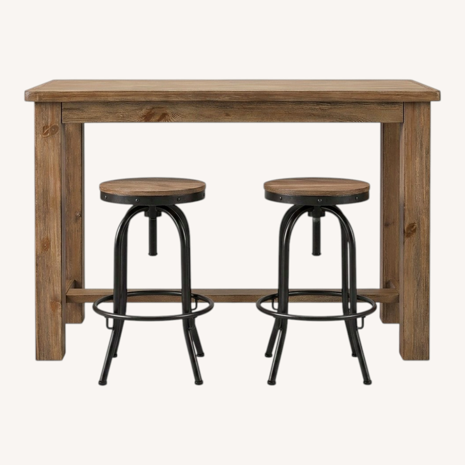 Raymour & Flanigan High-Top Dining Set (3 pcs) - image-0