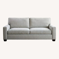 Pottery Barn Light Gray Fabric 2 Seater Sofa