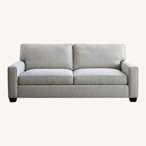 Used Pottery Barn Light Gray Fabric 2 Seater Sofa for sale on AptDeco