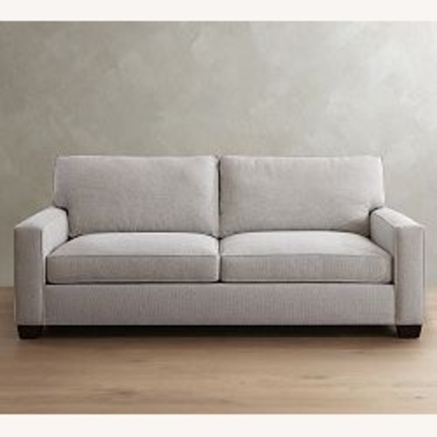 Pottery Barn Light Gray Fabric 2 Seater Sofa - image-4