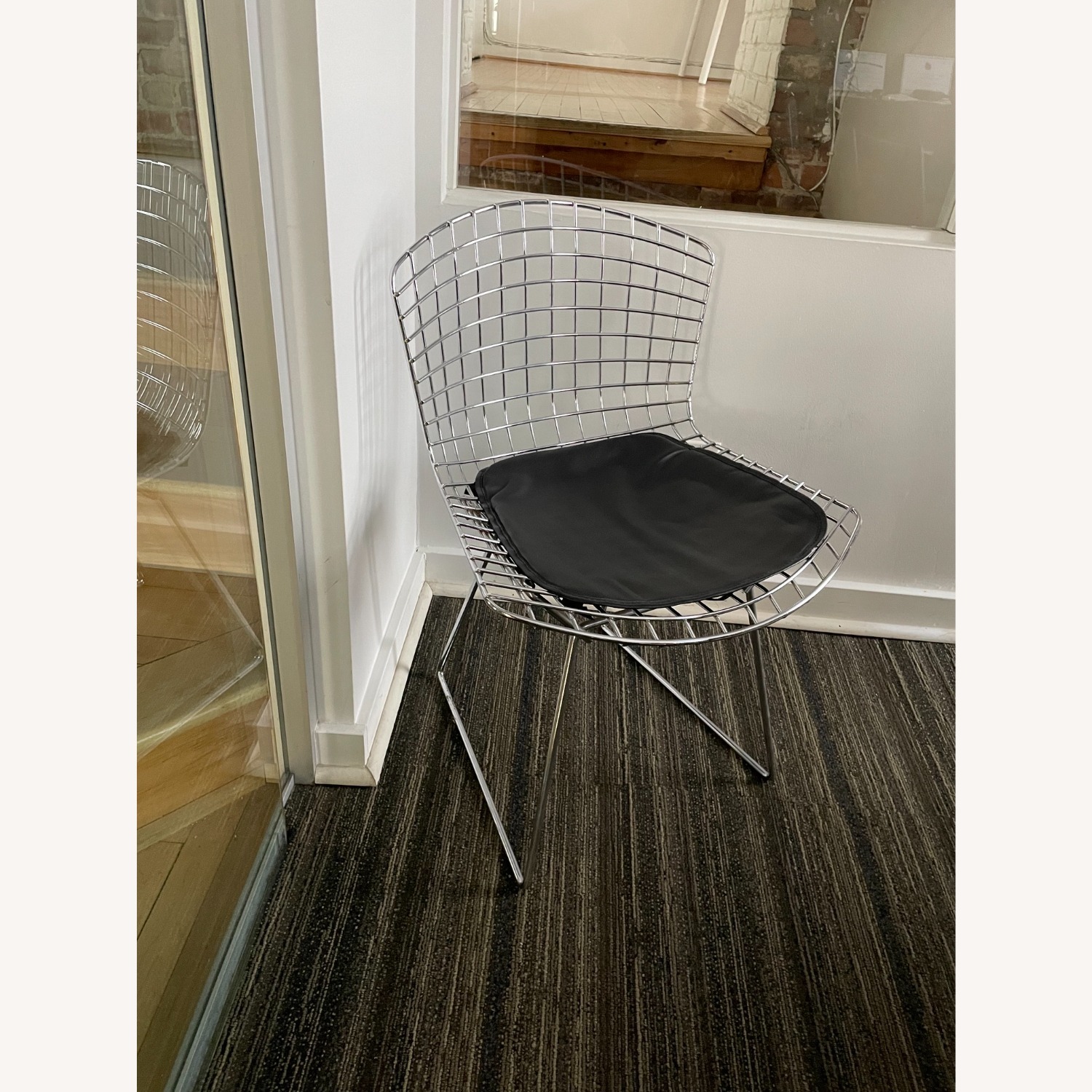 Bertoia Silver Metal Dining Chairs - image-3