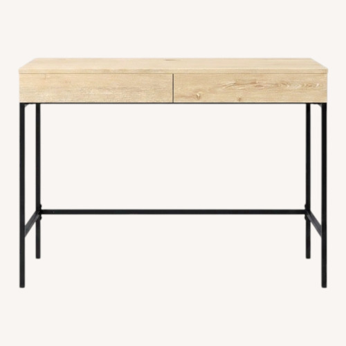 Used Target Loring Natural Wood Desk for sale on AptDeco