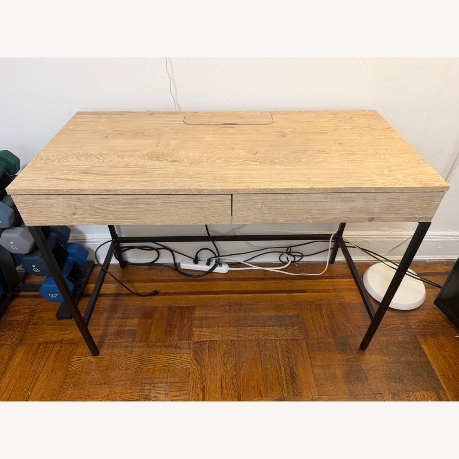 Target Loring Natural Wood Desk - image-1