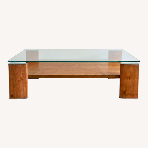 Used Natural Wood Coffee Table for sale on AptDeco