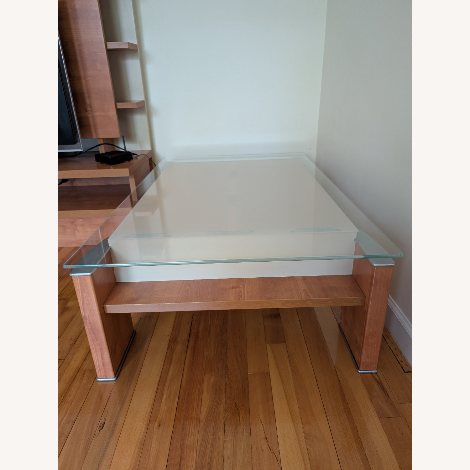 Natural Wood Coffee Table - image-3