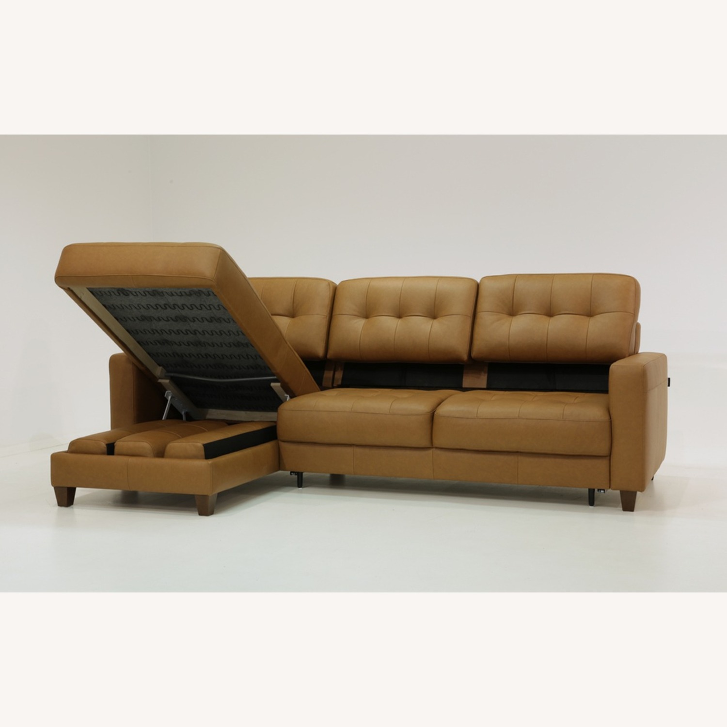 Luonto Noah Full XL Leather Sectional - image-5