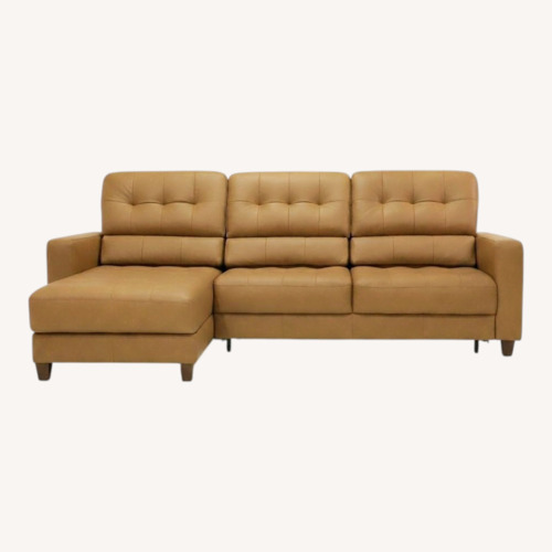 Used Luonto Noah Full XL Leather Sectional for sale on AptDeco