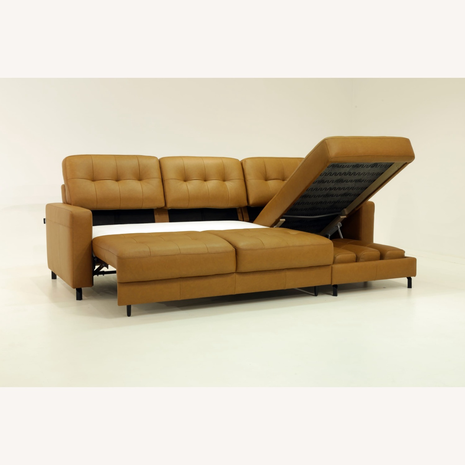 Luonto Noah Full XL Leather Sectional - image-3