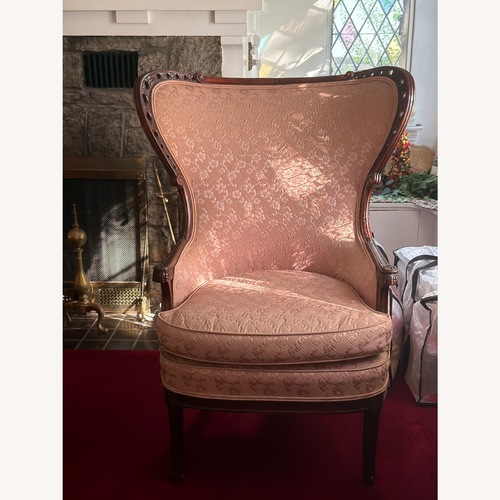 Used Antique Reupholstered Formal Chair  for sale on AptDeco