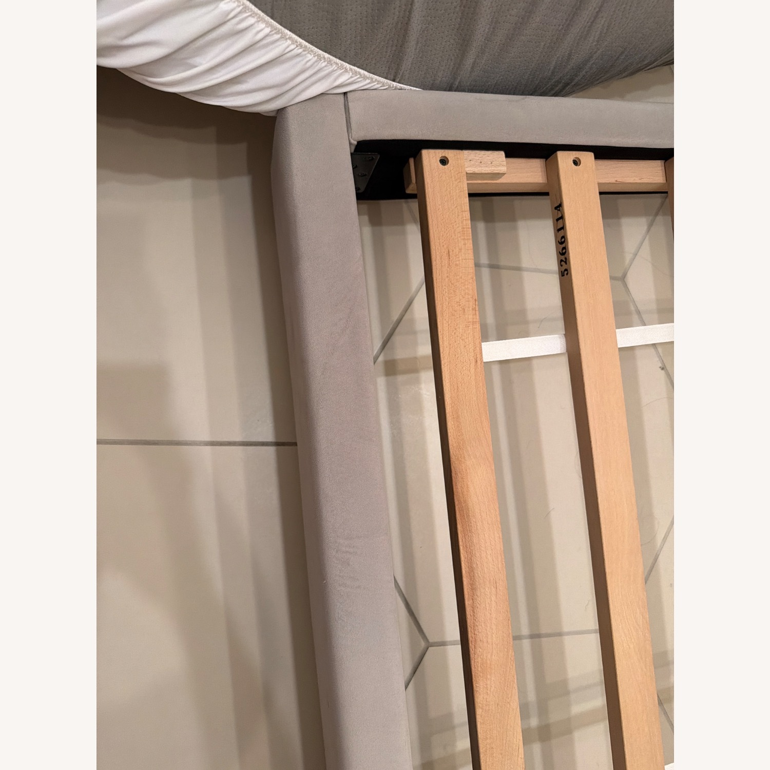 Pottery Barn Teen Payton Light Gray Full Bed - image-8