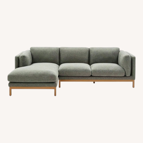 Used Castlery Owen Light Gray Fabric 2 Piece Sectional for sale on AptDeco