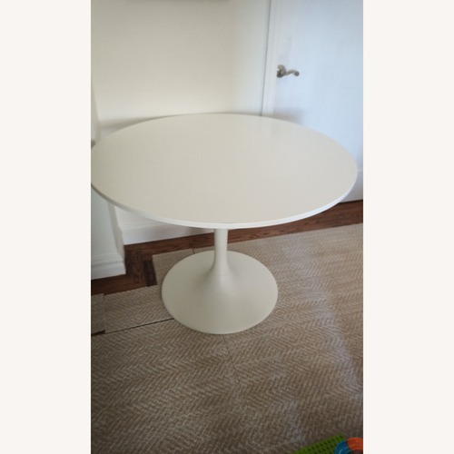 Used IKEA Docksta White Dining Table for sale on AptDeco