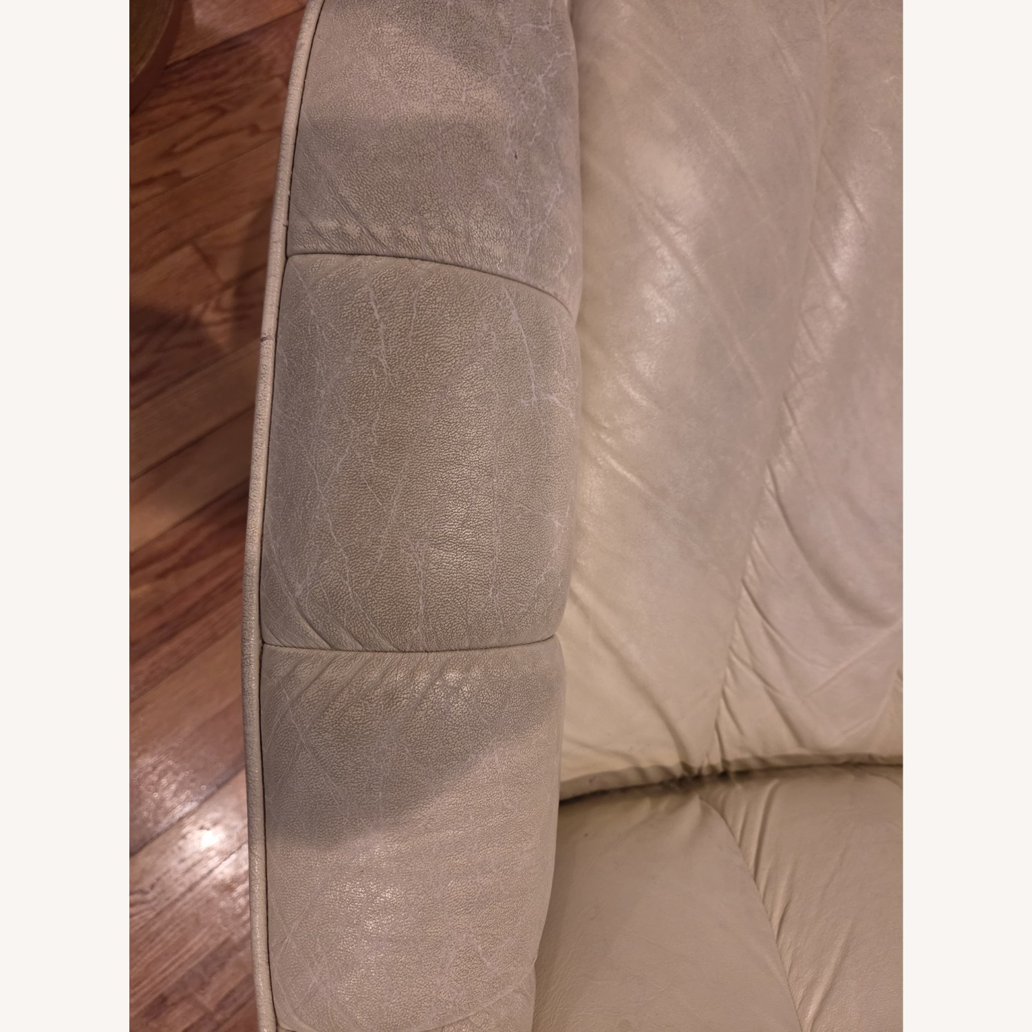 Ekornes Light Brown Leather Armchair - image-12