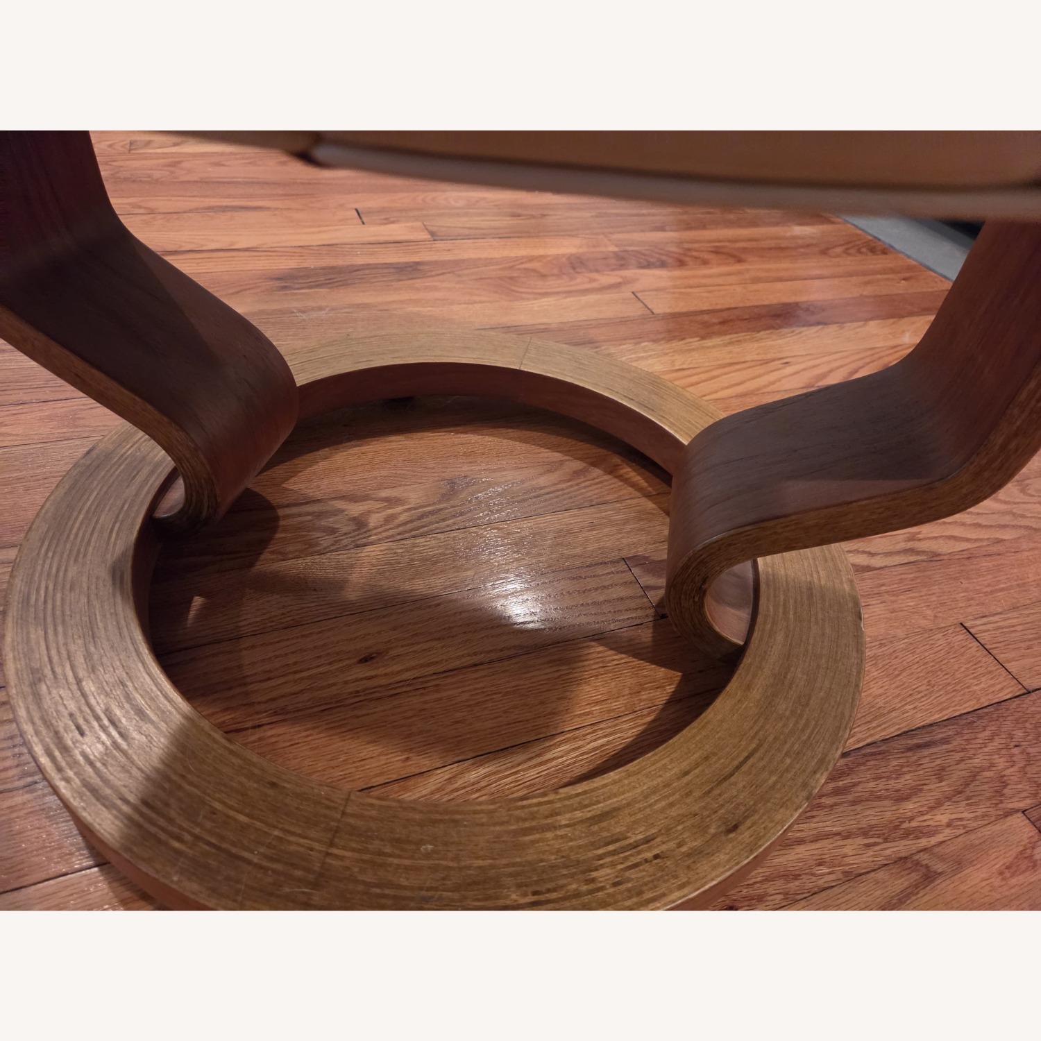 Ekornes Light Brown Leather Armchair - image-10