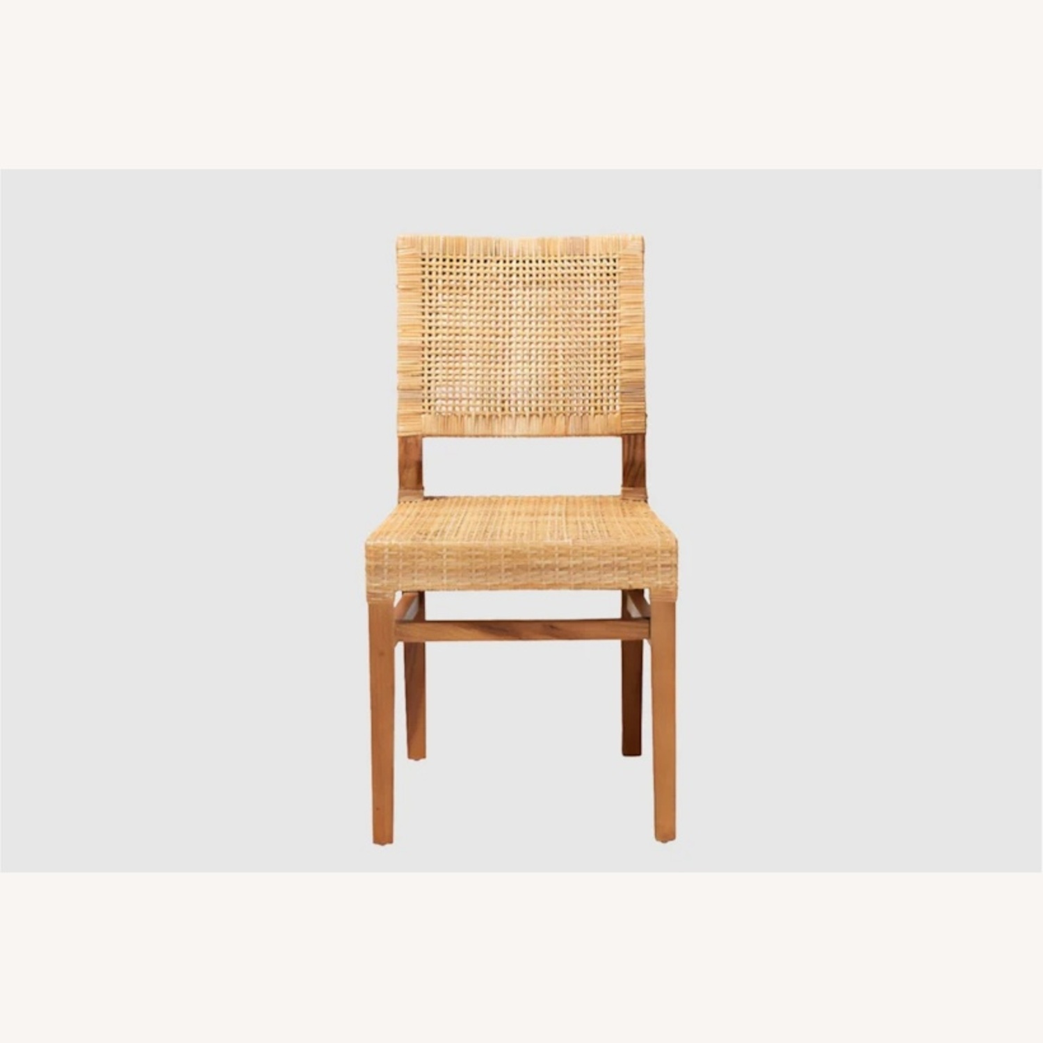 Libby Dark Brown Rattan Dining Chairs - image-4