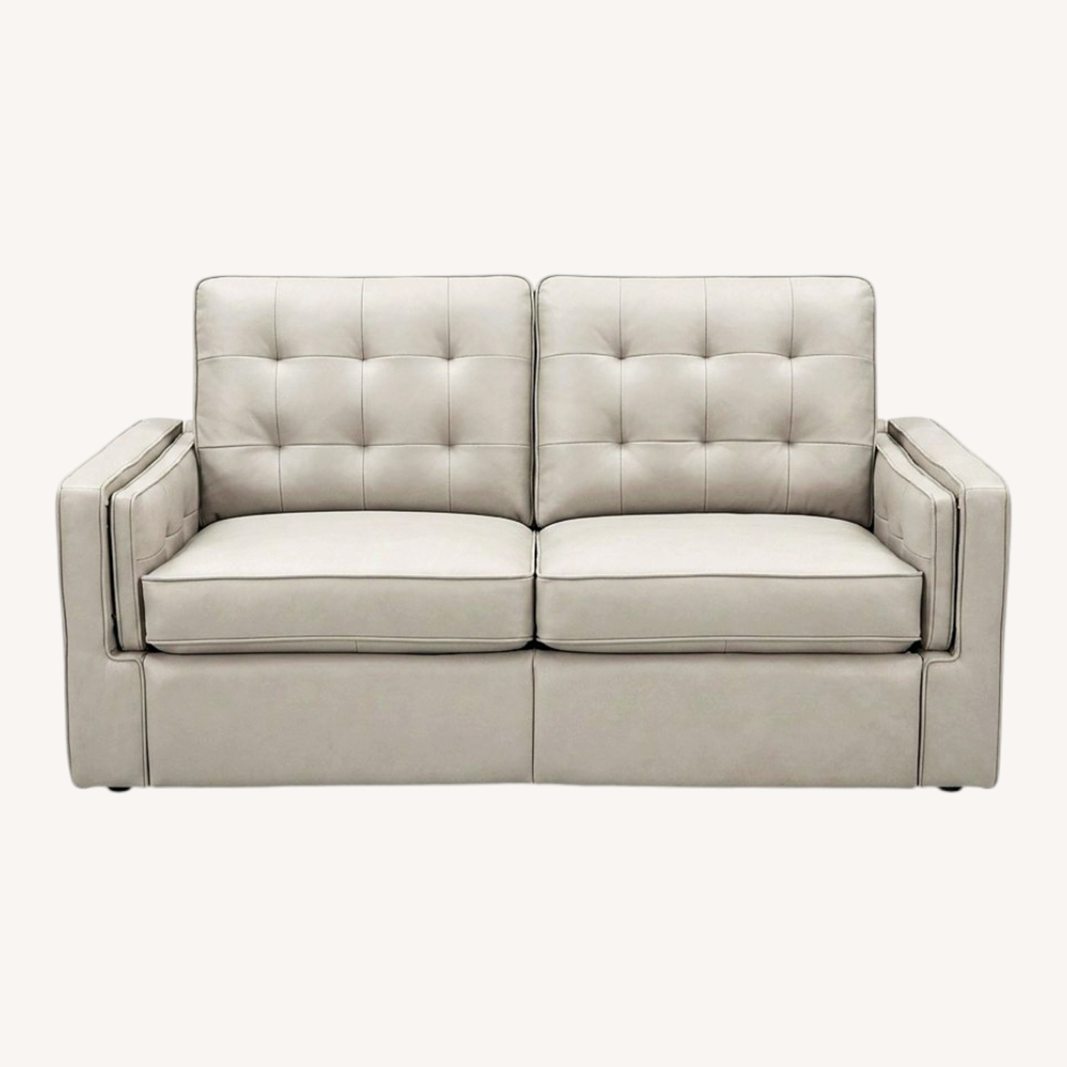 Lipper International Inc Light Gray 2 Seater Sofa - image-0