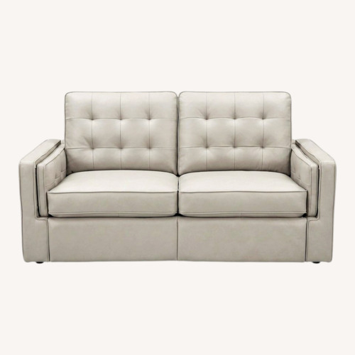 Used Lipper International Inc Light Gray 2 Seater Sofa for sale on AptDeco