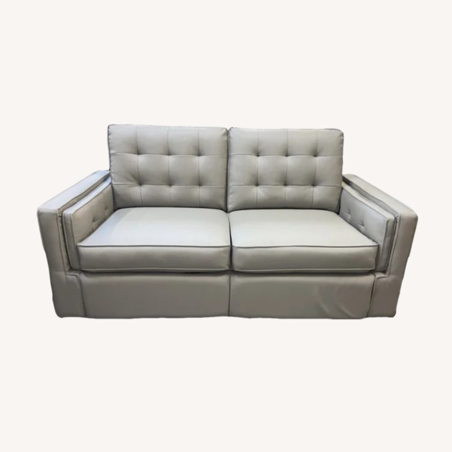 Lipper International Inc Light Gray 2 Seater Sofa - image-5