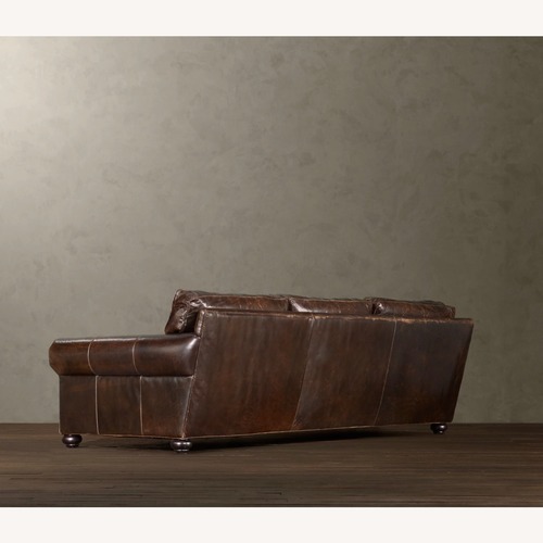 Used Original Lancaster Leather 3-Cushion Sofa for sale on AptDeco