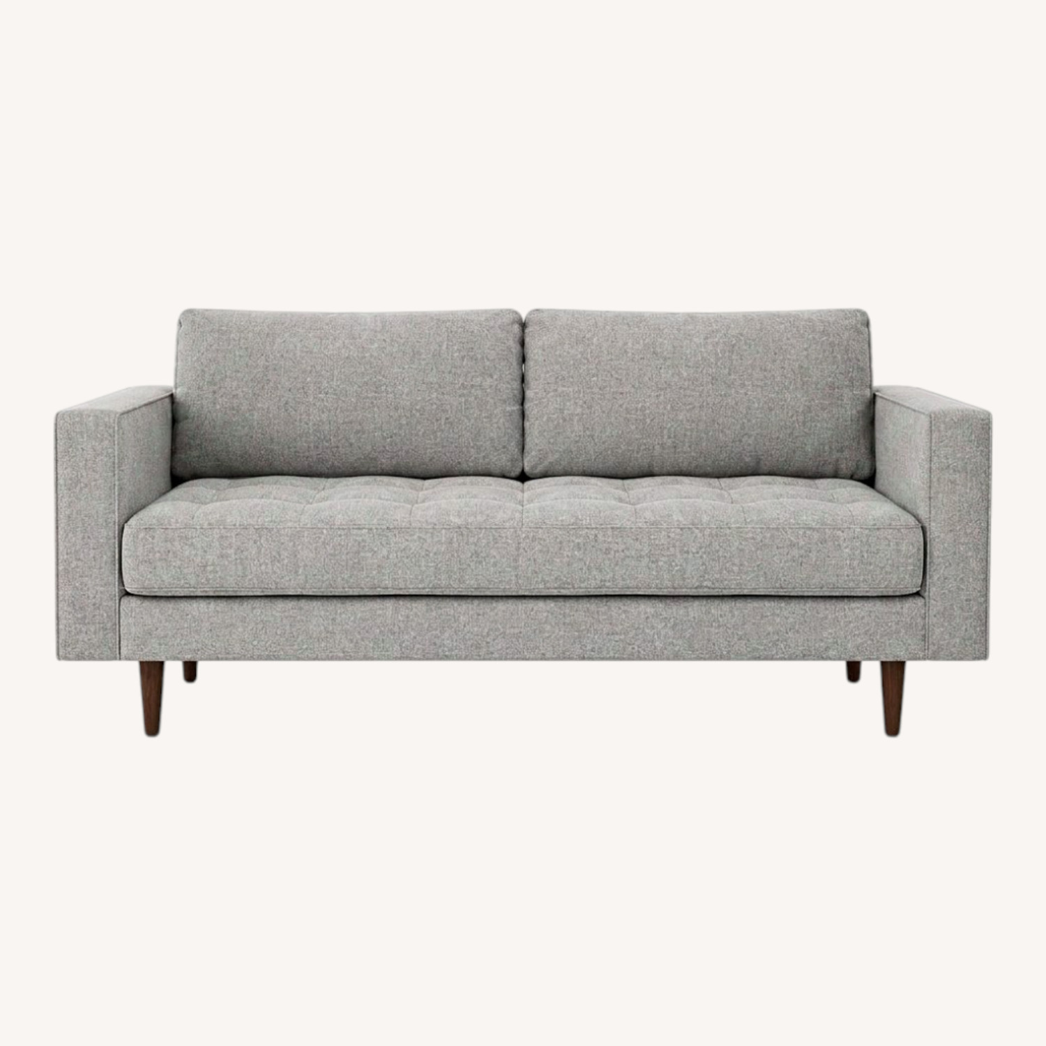 West Elm Dennes Natural Fabric 3+ Seater Sofa - image-0
