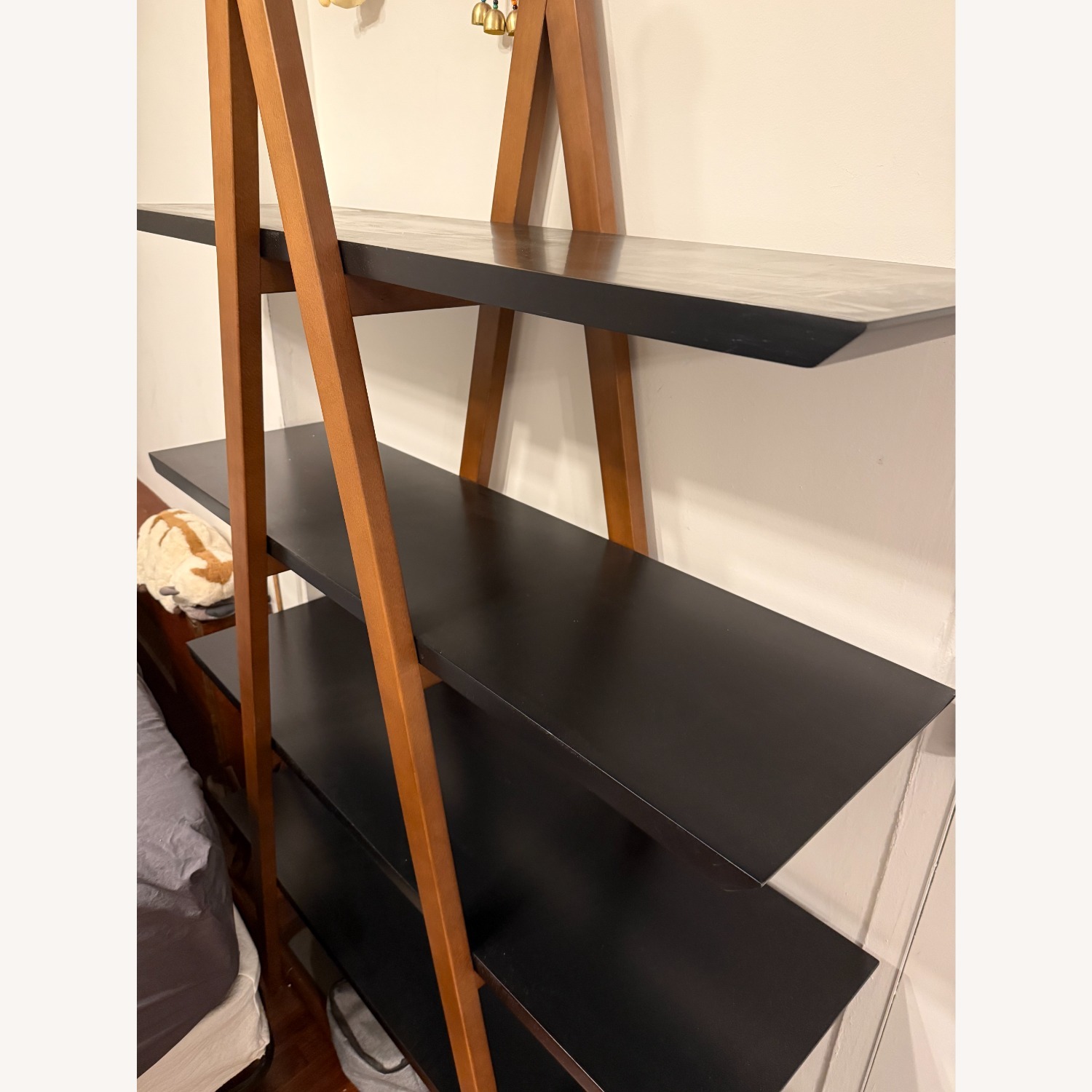 Article Caliper Bookshelf Black And Walnut - image-3
