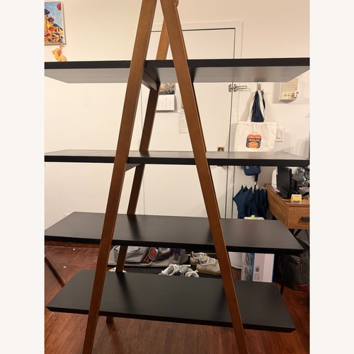 Used Article Caliper Bookshelf Black And Walnut for sale on AptDeco